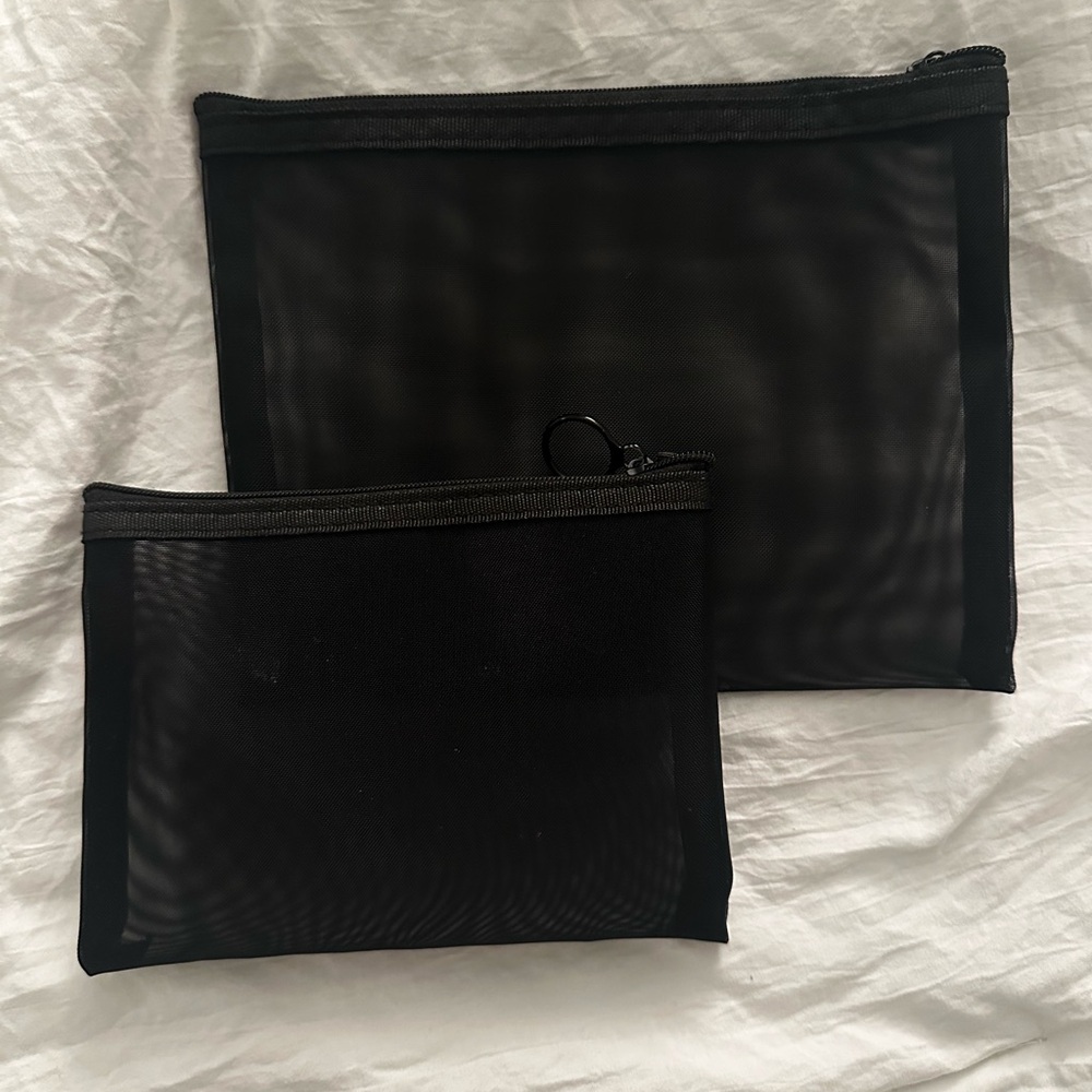 MESH makeup/travel pouches